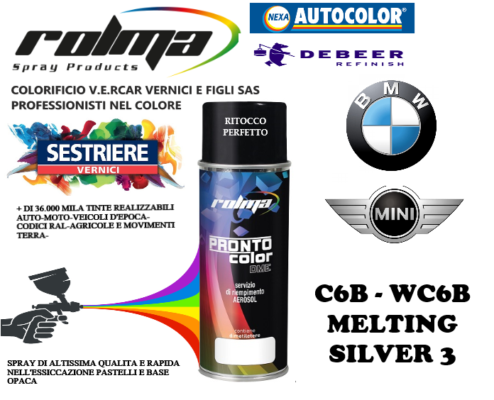 BMW/MINI – C6B – WC MELTING SILBER 3
